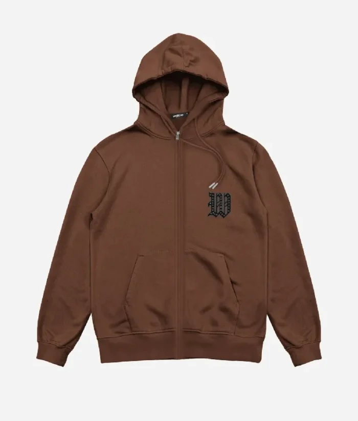 Wasted Hoodie Zip Iron Faith