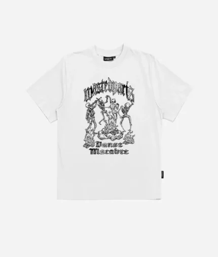 Wasted T-Shirt Macabre Blanc