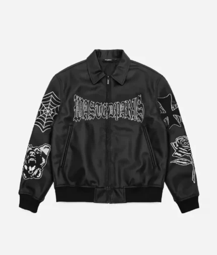 Wasted Veste Varsity Sick Noir